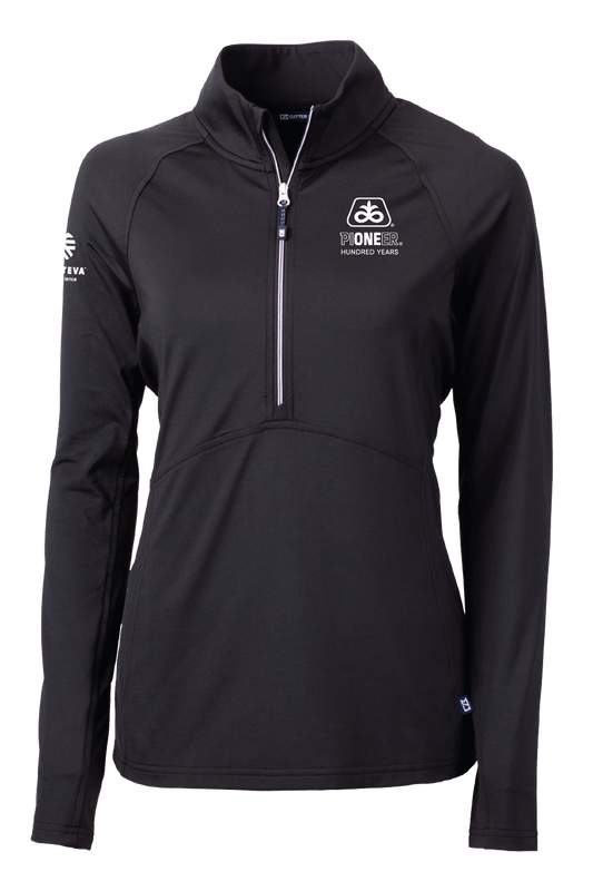 Ladies' Cutter & Buck Adapt Recycled Quarter Zip Pullover