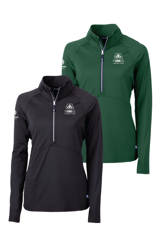 Ladies' Cutter & Buck Adapt Recycled Quarter Zip Pullover