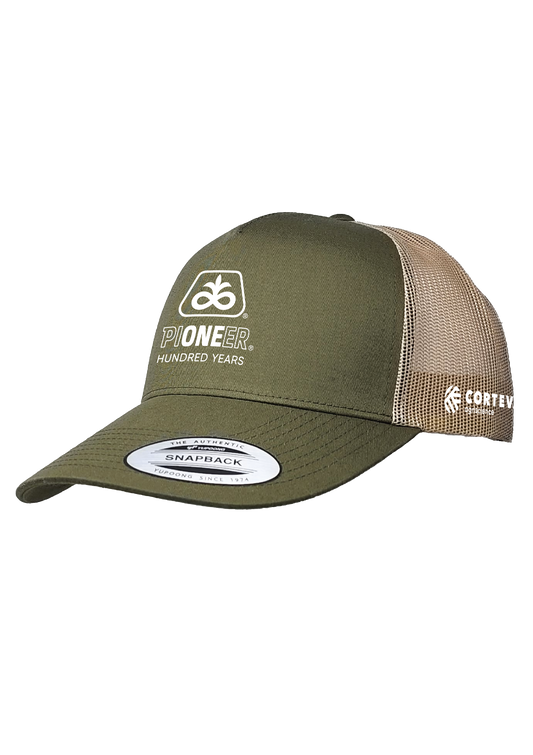 Big Size Moss & Khaki Mesh Yupoong Cap