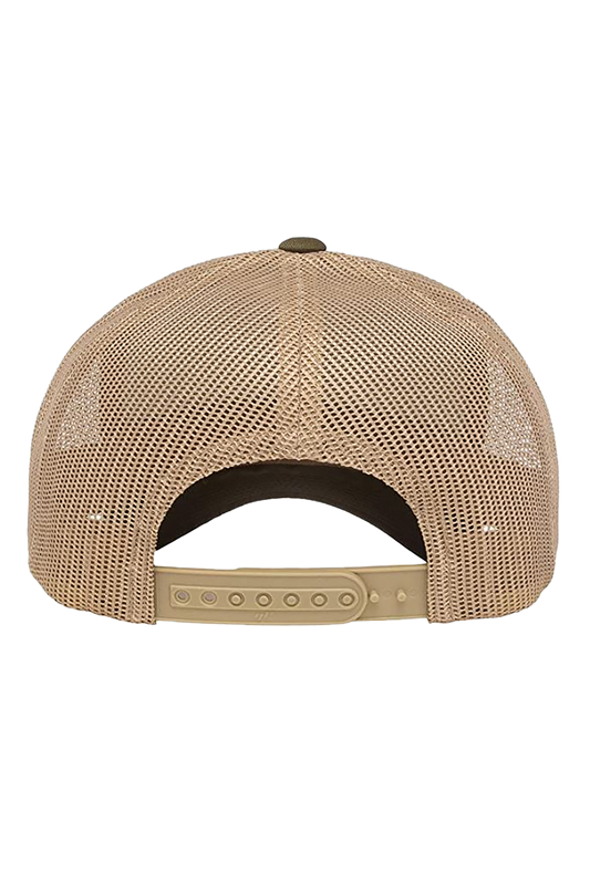Big Size Moss & Khaki Mesh Yupoong Cap