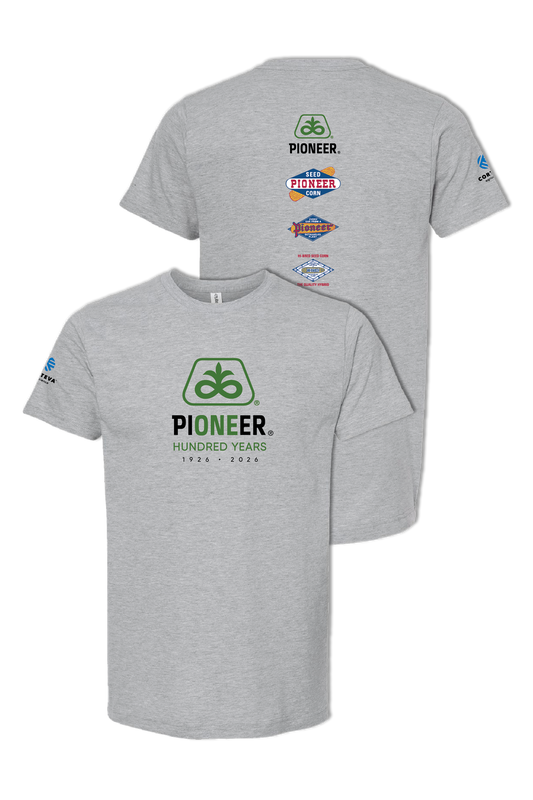Logos Through the Years - Tultex Fine Jersey Heather Grey T-Shirt